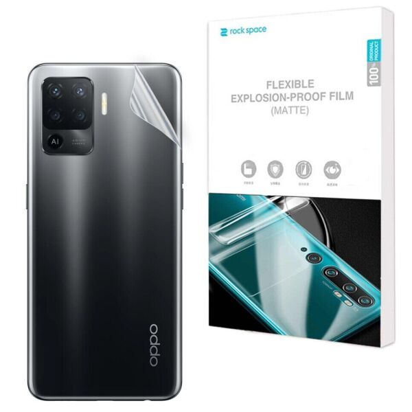 

Антибликовая пленка на заднюю панель RockSpace Matte для OPPO Reno 5 Lite