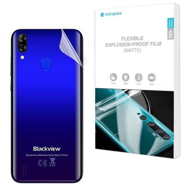 

Антибликовая пленка на заднюю панель RockSpace Explosion-Proof Matte для BlackView A60