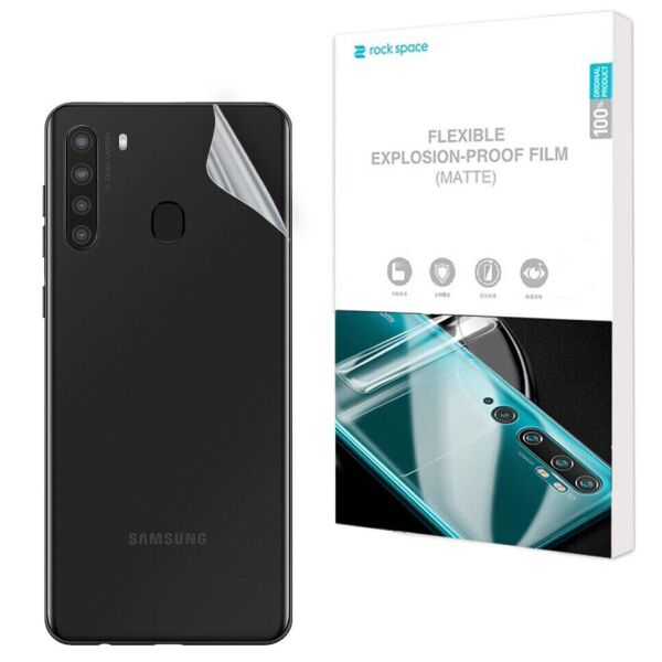 

Антибликовая пленка на заднюю панель RockSpace Explosion-Proof Matte для Samsung Galaxy A21 (A215)