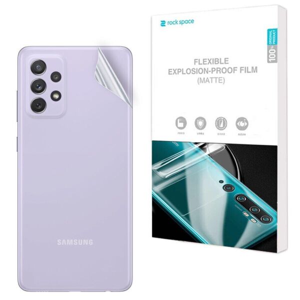 

Антибликовая пленка на заднюю панель RockSpace Matte для Samsung Galaxy A72 (А725)
