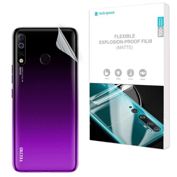 

Антибликовая пленка на заднюю панель RockSpace Explosion-Proof Matte для TECNO Spark 4