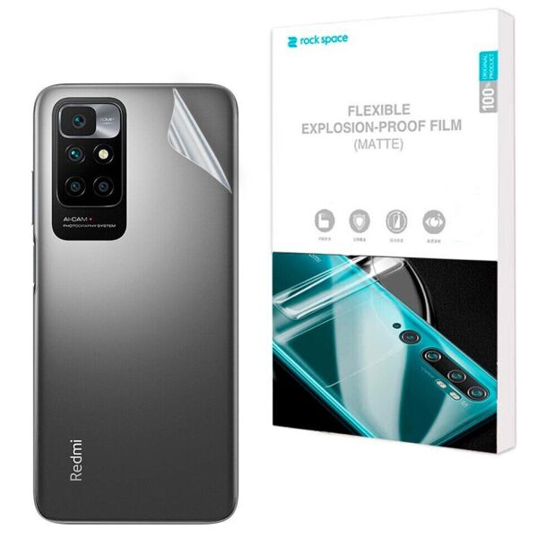 

Антибликовая пленка на заднюю панель RockSpace Explosion-Proof Matte для Xiaomi Redmi 10