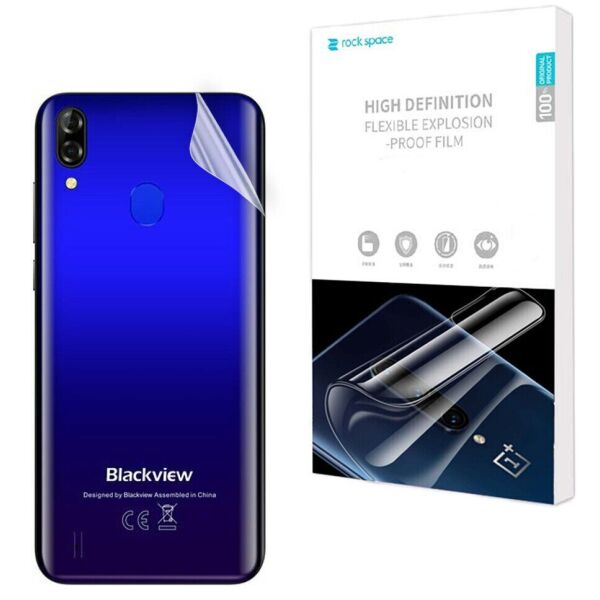 

Защитная пленка на заднюю панель RockSpace Explosion-Proof SuperClear для BlackView A60