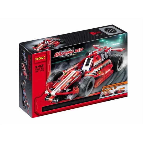

Конструктор DECOOL 3412 ТЕХНИК - Суперкар DAZZLING-RED (158 дет.)