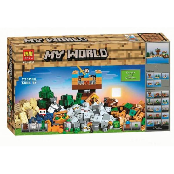 

Конструктор BELA 10733 MINECRAFT - Верстак 2.0 (723 дет.)