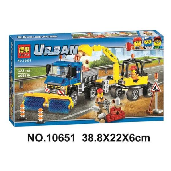 

Конструктор BELA 10651 ГОРОД - Уборочная техника ( дет.)