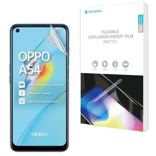 

Антибликовая пленка на экран RockSpace Explosion-Proof Matte для OPPO A54