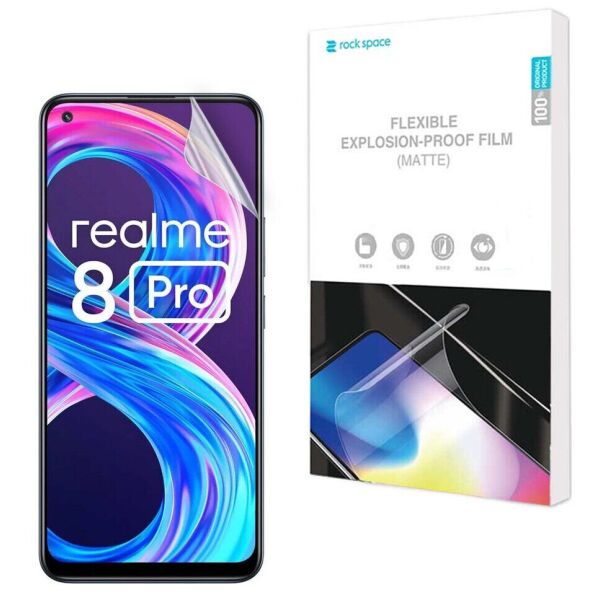 

Антибликовая пленка на экран RockSpace Explosion-Proof Matte для Realme 8 / 8 Pro