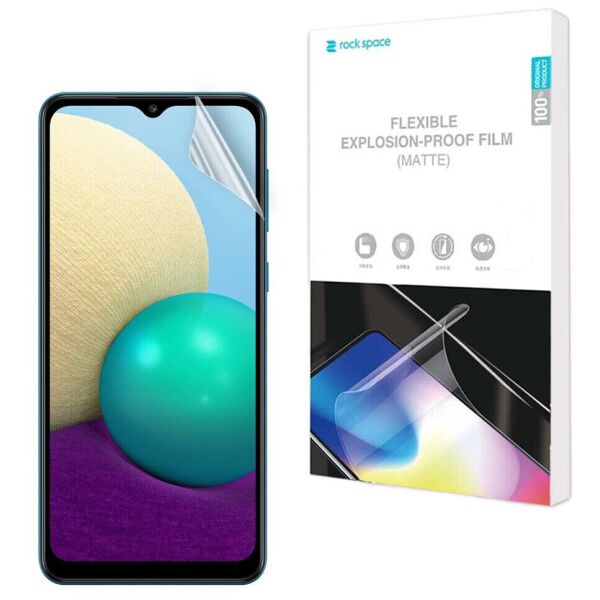 

Антибликовая пленка на экран RockSpace Explosion-Proof Matte для Samsung Galaxy A02 (A022)
