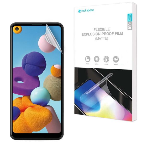 

Антибликовая пленка на экран RockSpace Explosion-Proof Matte для Samsung Galaxy A21 (A215)