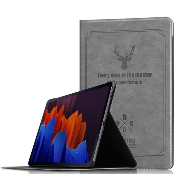 

Чехол-книжка UniCase Deer Pattern для Samsung Galaxy Tab S7 Plus (T970/975) - Grey