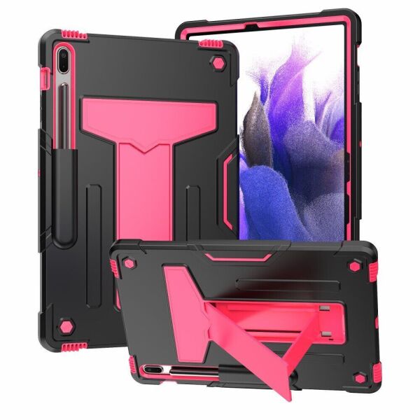

Чехол UniCase Hybrid Stand для Samsung Galaxy Tab S7 FE (T730/T736) - Black / Rose
