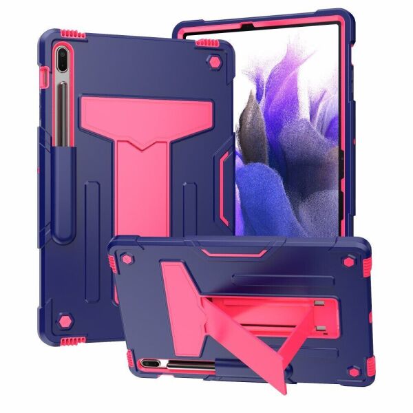 

Чехол UniCase Hybrid Stand для Samsung Galaxy Tab S7 FE (T730/T736) - Navy Blue / Rose