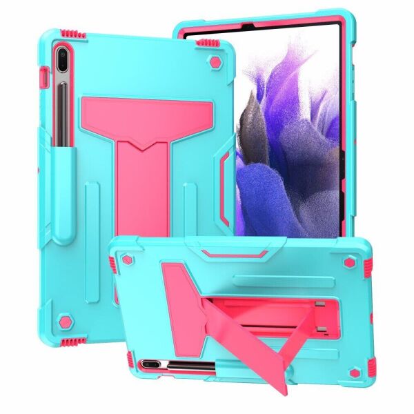 

Чехол UniCase Hybrid Stand для Samsung Galaxy Tab S7 FE (T730/T736) - Mint Green / Rose