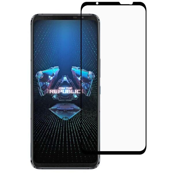 Защитное стекло Deexe Full Glue Coverage для ASUS ROG Phone 5 - Black