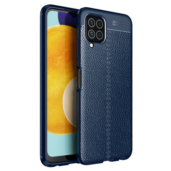 

Защитный чехол Deexe Leather Cover для Samsung Galaxy M32 (M325) - Blue