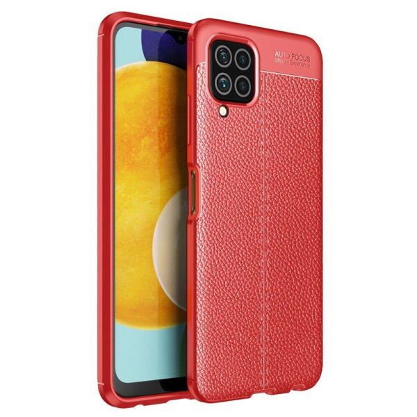 

Защитный чехол Deexe Leather Cover для Samsung Galaxy M32 (M325) - Red