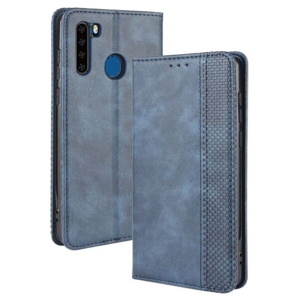 

Чехол Deexe Retro Style для BlackView A80 Pro - Blue