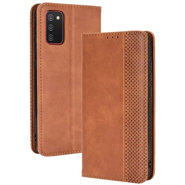 

Чехол Deexe Retro Style для Samsung Galaxy A03s (A037) - Brown