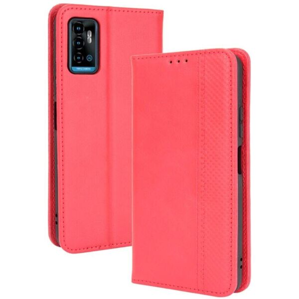 

Чехол Deexe Retro Style для ZTE Blade A71 - Red