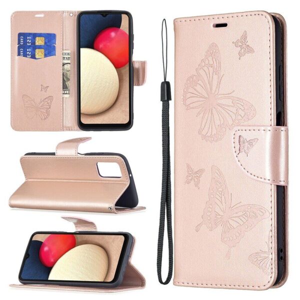 

Чехол UniCase Butterfly Pattern для Samsung Galaxy A03s (A037) - Gold