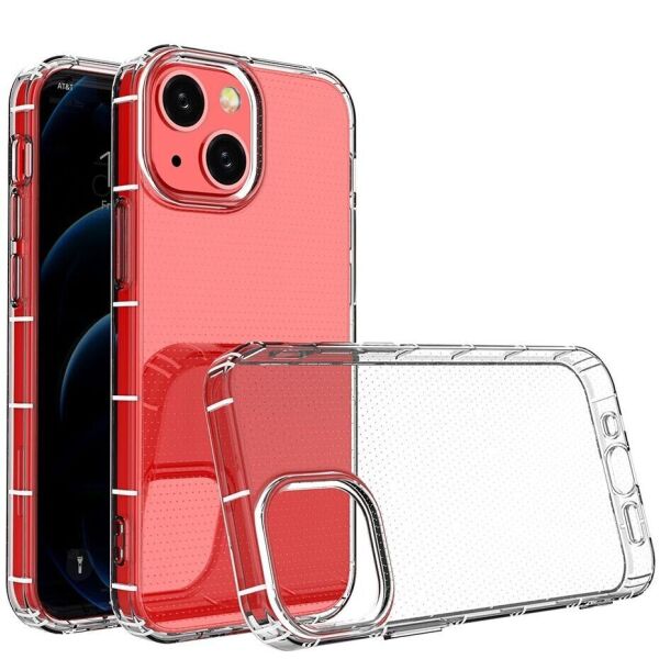 

Силиконовый (TPU) чехол Deexe Clear Cover для Apple iPhone 13 mini - Transparent
