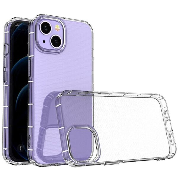 

Силиконовый (TPU) чехол Deexe Clear Cover для Apple iPhone 13 - Transparent