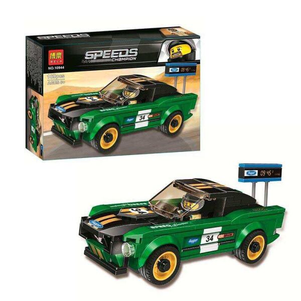 

Конструктор BELA 10944 Speed Champions - 1968 Ford Mustang Fastback (189 дет.)