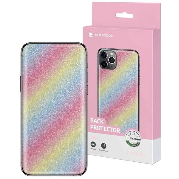 

Наклейка на заднюю панель RockSpace BlingBling Series для VIVO Y19 - Rainbow