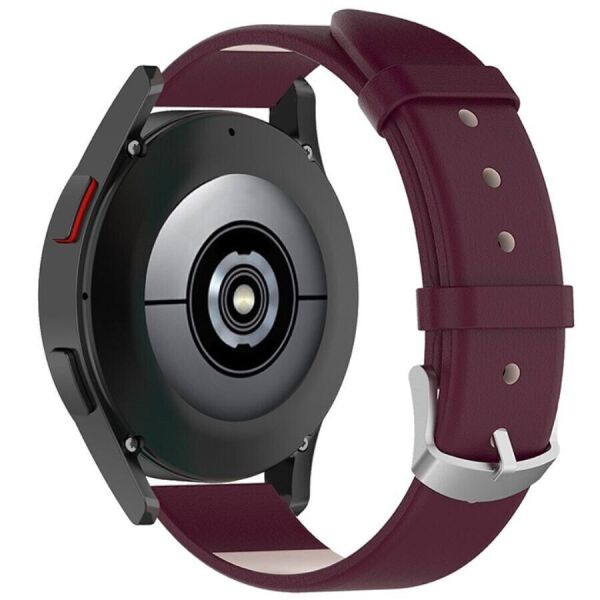 

Ремешок Deexe Leather Band для часов с шириной крепления 22 мм - Wine Red