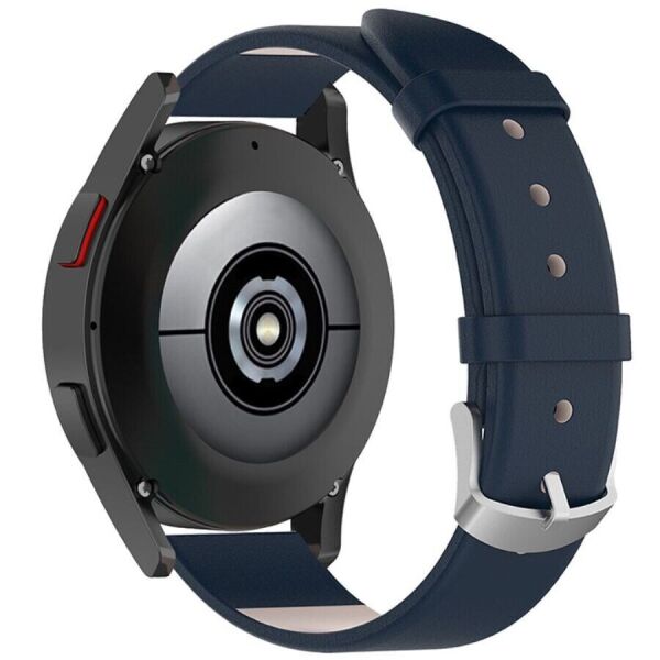 

Ремешок Deexe Leather Band для часов с шириной крепления 22 мм - Dark Blue