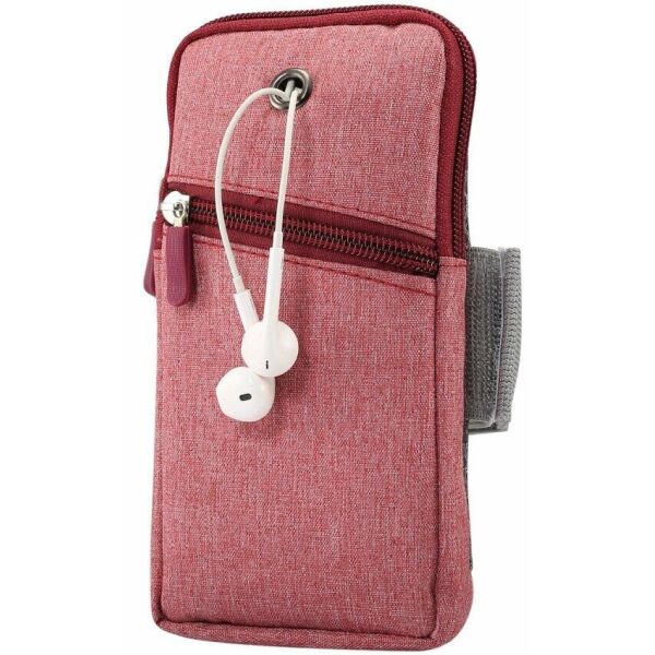 

Чехол на руку Deexe Running Armband Case - Red