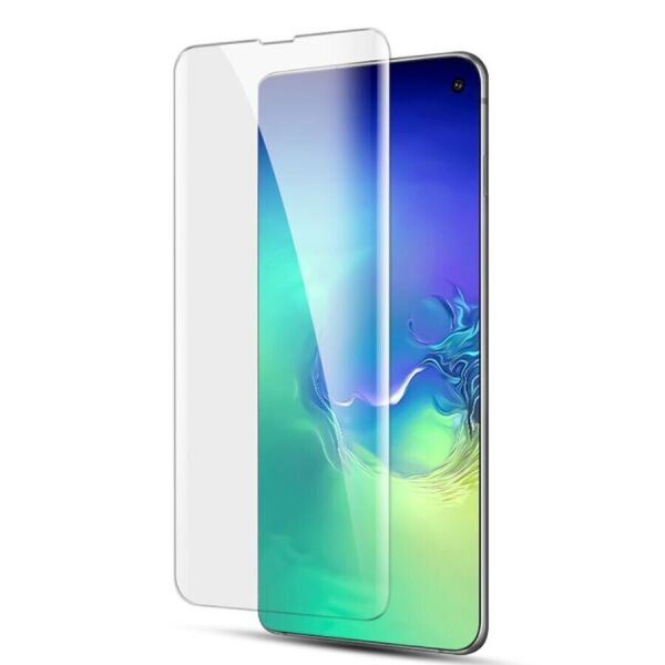 

Защитное стекло AMORUS 3D Curved UV для Samsung Galaxy S10 (G973) (с лампой UV)