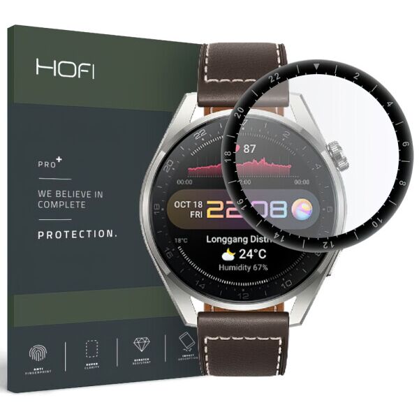 

Защитное стекло HOFI Hybrid Glass для Huawei Watch 3 Pro - Black