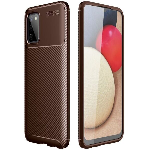 

Защитный чехол Deexe Fusion для Samsung Galaxy A03s (A037) - Brown