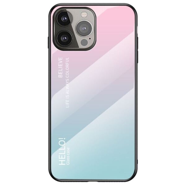 

Защитный чехол Deexe Gradient Color для Apple iPhone 13 Pro Max - Pink / Blue