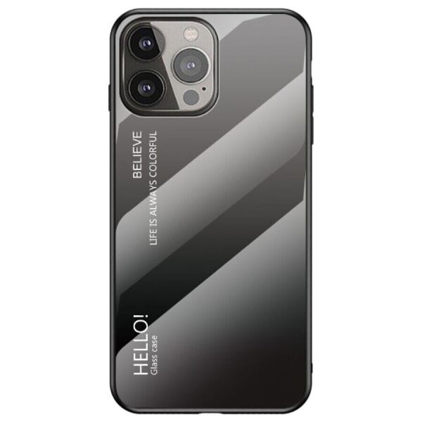 

Защитный чехол Deexe Gradient Color для Apple iPhone 13 Pro Max - Black / Grey