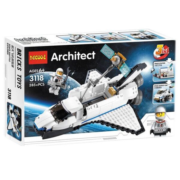 

Конструктор DECOOL 3118 КОСМОС - Шатл (285 дет.)