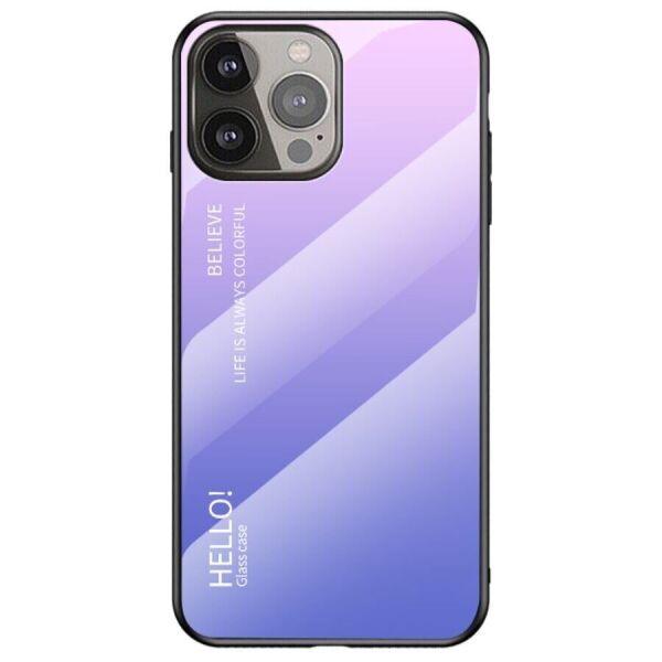 

Защитный чехол Deexe Gradient Color для Apple iPhone 13 Pro - Pink / Purple