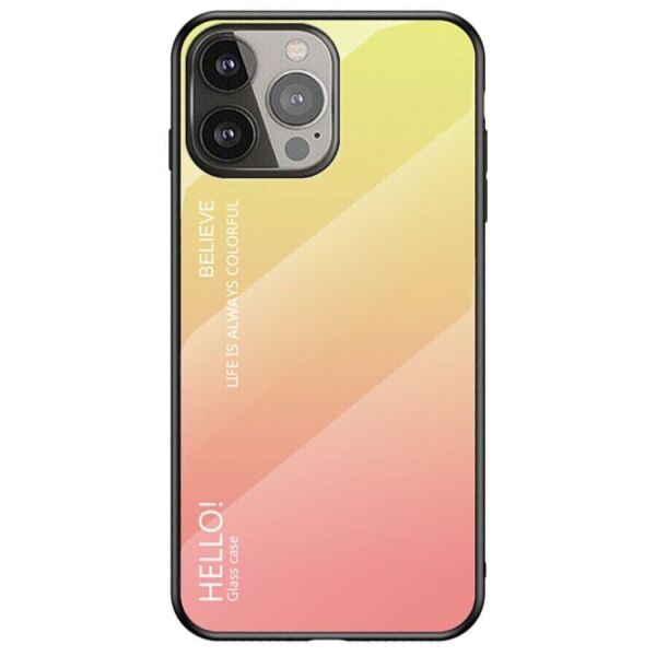 

Защитный чехол Deexe Gradient Color для Apple iPhone 13 Pro - Yellow / Pink