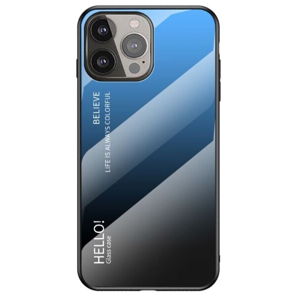 

Защитный чехол Deexe Gradient Color для Apple iPhone 13 Pro - Black / Blue