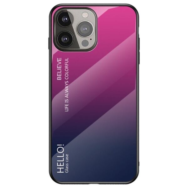 

Защитный чехол Deexe Gradient Color для Apple iPhone 13 Pro - Purple / Blue