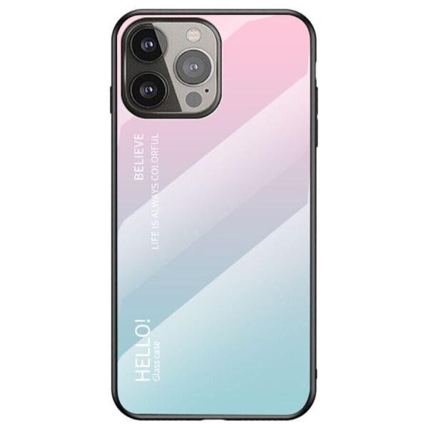 

Защитный чехол Deexe Gradient Color для Apple iPhone 13 Pro - Pink / Blue