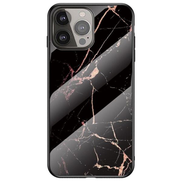 

Защитный чехол Deexe Gradient Pattern для Apple iPhone 13 Pro - Black / Gold