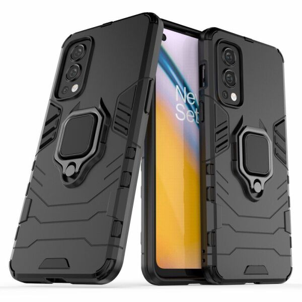 

Защитный чехол Deexe Hybrid Case для OnePlus Nord 2 - Black