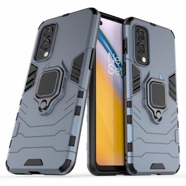 

Защитный чехол Deexe Hybrid Case для OnePlus Nord 2 - Dark Blue