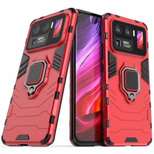 

Защитный чехол Deexe Hybrid Case для Xiaomi Mi 11 Ultra - Red