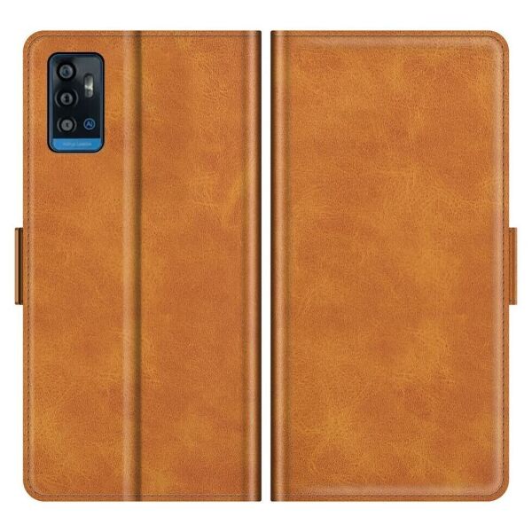 

Чехол Deexe Retro Wallet для ZTE Blade A71 - Brown