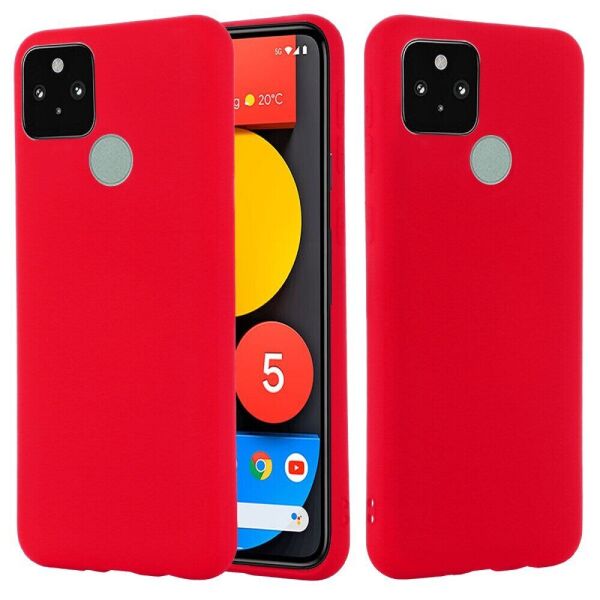

Защитный чехол Deexe Silicone Case для Google Pixel 5a - Red