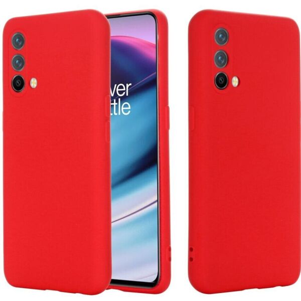 

Защитный чехол Deexe Silicone Case для OnePlus Nord CE - Red